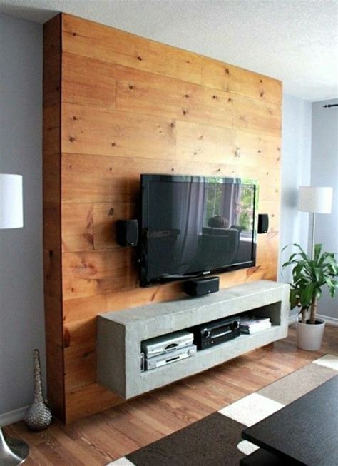 Diy wall mounted tv cabinet. Le meuble télé en 50 photos, des idées inspirantes! | Home ...