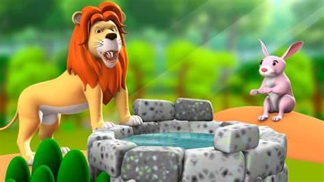 Rabbit And The Lion 3d English Animated Stories English Moral Bedtime