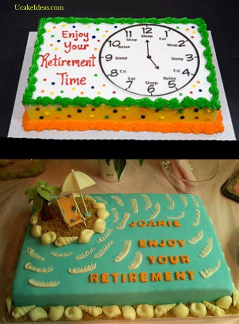 Between cake, decorations, seating, and more, you have plenty of supplies to get together. 10 Elegant Retirement Cakes Designs Photo - Retirement ...