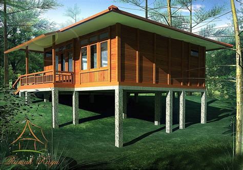 Ada banyak pilihan model rumah panggung minimalis sunda. Desain Rumah Kayu 2 Lantai Sederhana | Sobat Interior Rumah
