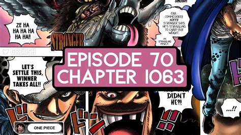 Episode 70 One Piece Chapter 1063 That One Piece Talk Youtube