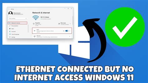How To Fix Ethernet Connected But No Internet Access Windows 11 YouTube