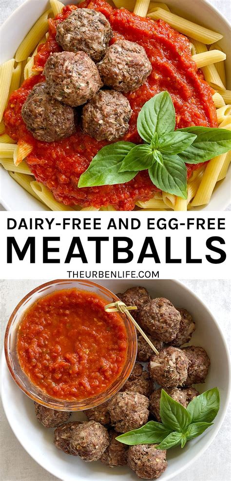 Dairy Free And Egg Free Meatballs Recipe The Urben Life