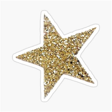 Gold Star Sticker Sticker For Sale By Avashaemcd Redbubble