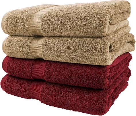Cotton And Calm Exquisitely Plush And Soft Bath Towel Set 4