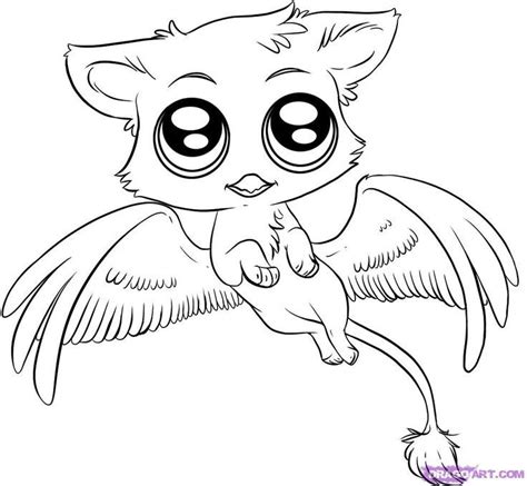 Cute Anime Animals Coloring Pages Coloring Home