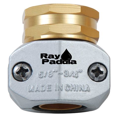 A flat garden hose has many advantages over a traditional round type. Ray Padula 5/8 in. - 3/4 in. Industrial Metal Female ...