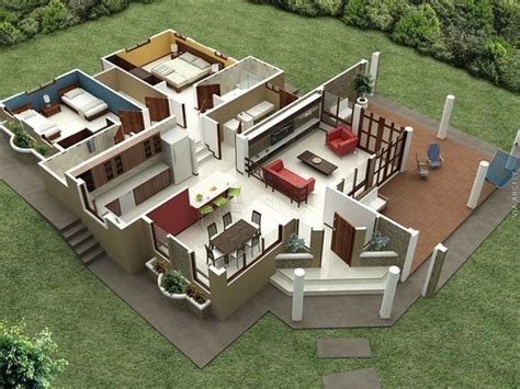 Pin By Mujahid Sakharkar On Architecture 3d House Plans Modern House