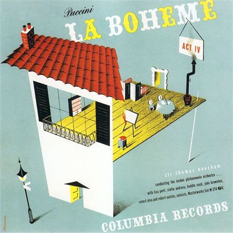 1943 Puccini La Boheme Columbia Records Catalogue No M 274 Alex