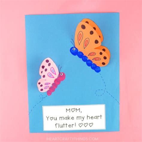 Mothers Day Butterfly Craft I Heart Crafty Things