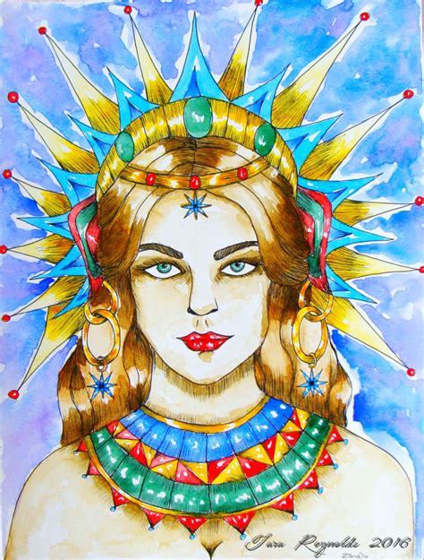 Inanna Sumerian Queen Of Heaven Queen Art Goddess Art Visionary Art