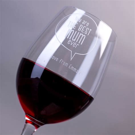 Buy Personalised Best Mum Ever Wine Glass For Gbp 9 99 Card Factory Uk