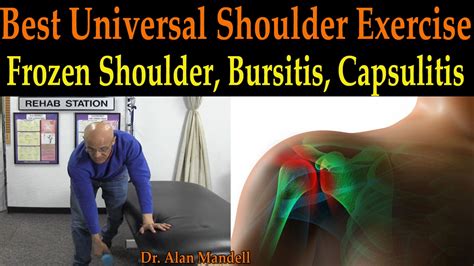 Best Universal Shoulder Exercise For All Ages Frozen Shoulder Bursitis Capsulitis Dr