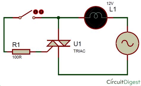 Triac Switch Circuit Diagram Circuit Diagram