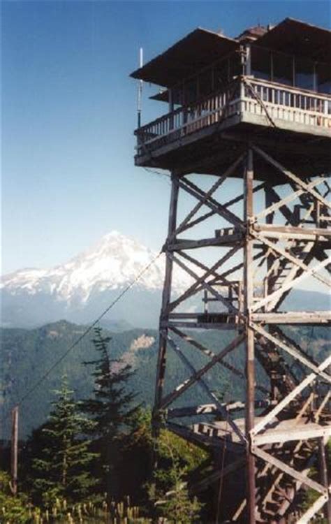 Hickman Butte Fire Lookout Tower Mt Hood National Forest Oregon Usa