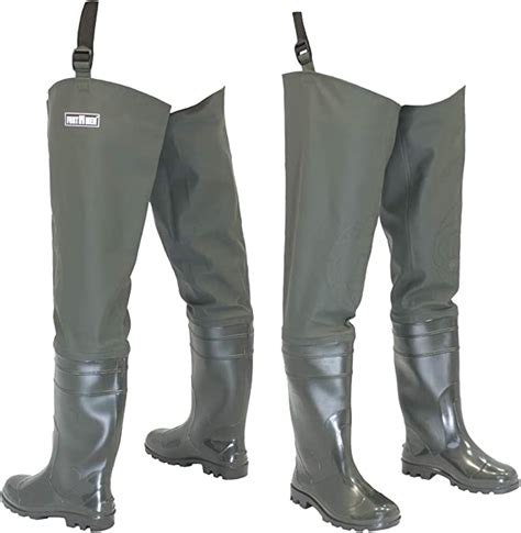 Fortmen Men S Wading Boots With Boots Waterproof Waders Size Long Waders Rubber Boots Fishing