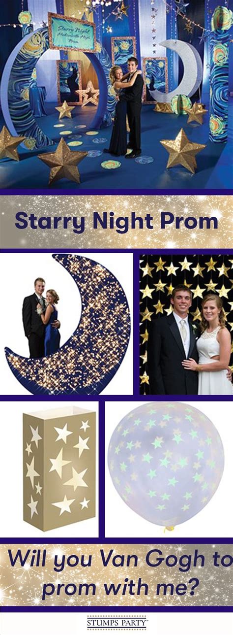 Prom 2018 is about to be litttt! A night under the stars. Make a magical evening with this impressionist inspired... | 1000 in ...