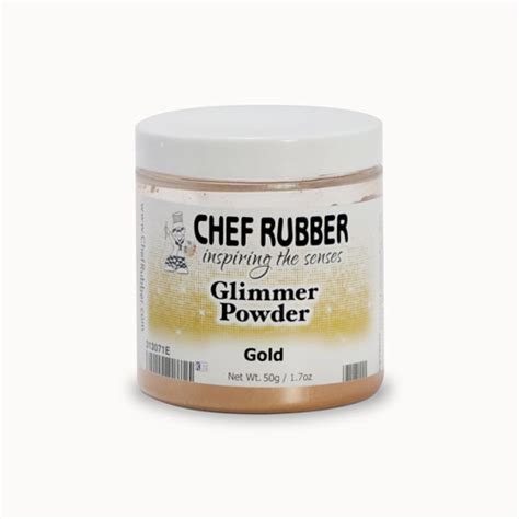 Gold Glimmer Powder From Chef Rubber