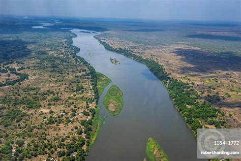 Aerial Of The White Nile Stock Photo
