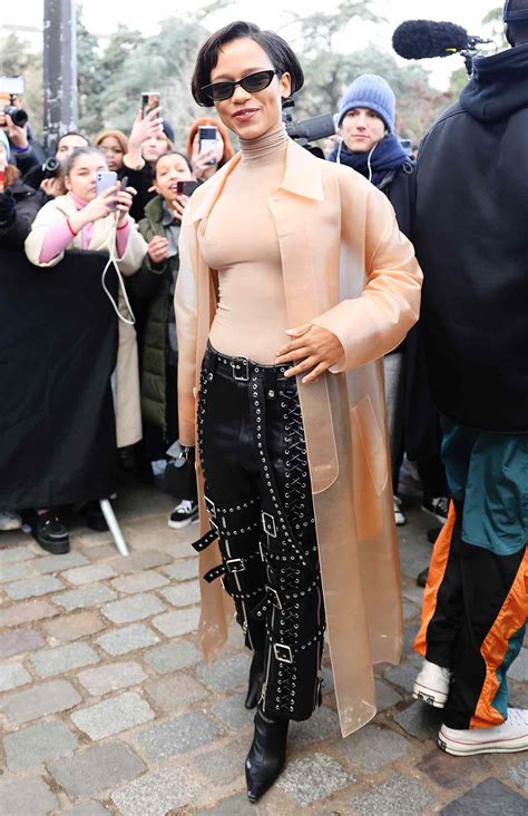 Noah Cyrus Wears Nipple Baring Gown At Paris Fashion Week