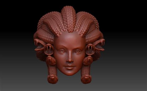 3d Printable Model Medusa The Gorgon Cgtrader