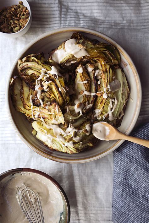Rub the minced garlic on both sides of the wedges and place in a single layer on the baking sheet, then sprinkle each side with garlic powder, salt, onion powder, smoked paprika and black pepper. Roasted Cabbage Wedges with Garlic Tahini and Toasted ...