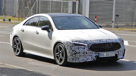 New 2023 Mercedes Cla Facelift Spied With Light Camouflage Topcarnews