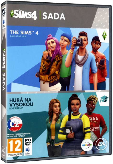The Sims 4 Hurá Na Vysokou Bundle Základní Hra Rozšíření Pc