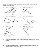 Furthermore, some students do not see an arc as a part of a. worksheetsimilartriangles.pdf - WORKSHEET SIMILAR POLYGONS TRIANGLES Determine if each pair of ...