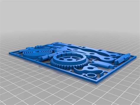 Fully 3d Printable Wind Up Car T Card By Wilfred Download Free Stl