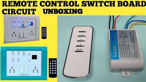 Remote Control Electric Switch Board Circuit Unboxing And Price Youtube