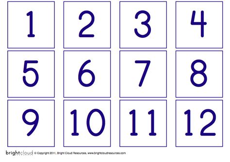 Colored Printable Numbers 1 10 Number Coloring Pages 1 10 At Free