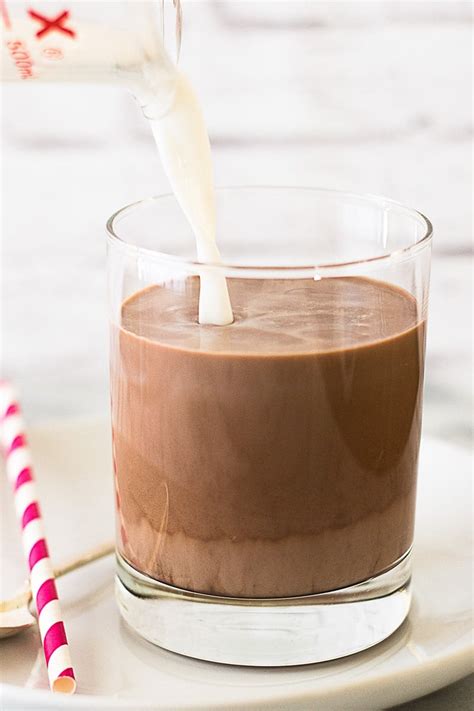 It is chocolate with milk powder or condensed milk added. Chocolate Milk for One - Baking Mischief