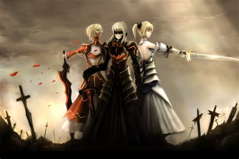 Rider Fate Stay Night Wallpaper ~ Saber Alter Fate Series Anime Girls