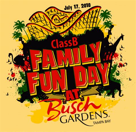 A hamburger tee is one such example that will fill your recipient's. ClassB Family Fun Day At Busch Gardens - ClassB® Custom T ...