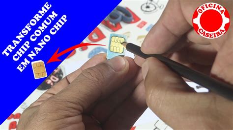 Como Transformar Chip Em Nano Chip Nano Sim Youtube