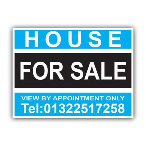 House For Sale Sign Boards Personalised Correx Estate Agent Signs X2 41