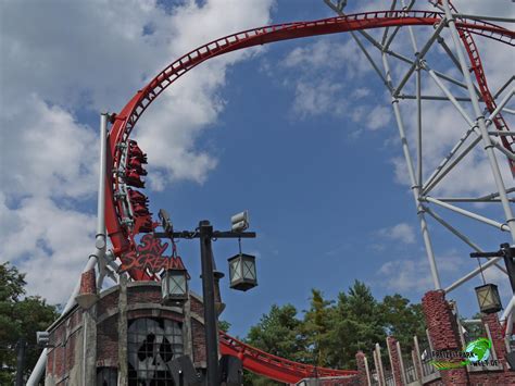 A premier rides sky loop style roller coaster! Sky Scream - Holiday Park | Freizeitpark-Welt.de