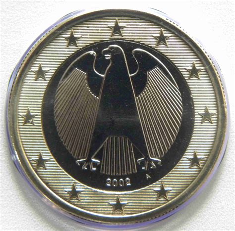 Germany 1 Euro Coin 2002 A Euro Coinstv The Online Eurocoins Catalogue