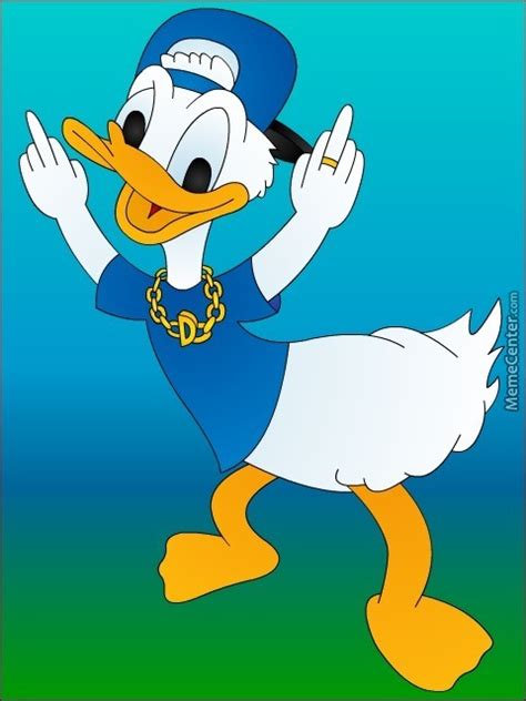 Donald Duck Gangster By Metje Meme Center