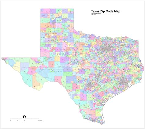 Central Texas Zip Code Map United States Map