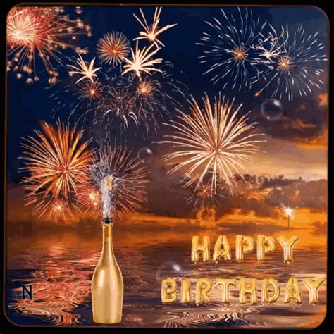 Wishing You A Happy Birthday Gullan Best Fireworks  Animated My