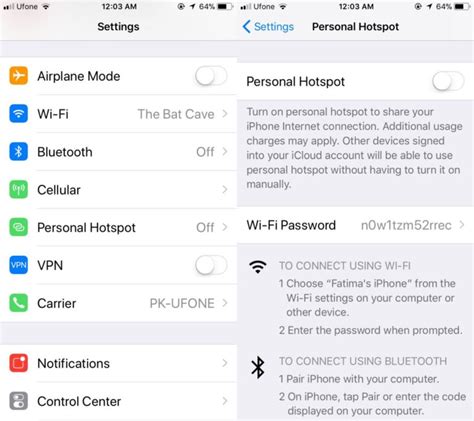 Change the name of iphone's personal hotspot. How To Change The iPhone Hotspot Password