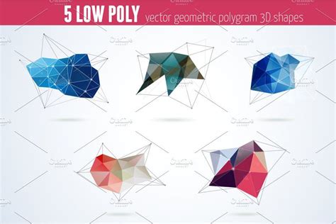 Polygon Geometric Shapes Vector Set Shapesgeometricpolygon