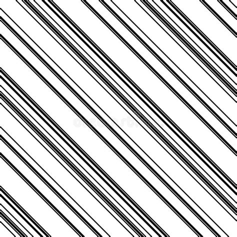 Pattern With Diagonal Black Stripes And Outline Modern Stylish Image