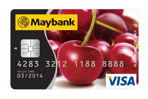 It looks something like this. New Maybank Visa Debit Card - i'm saimatkong