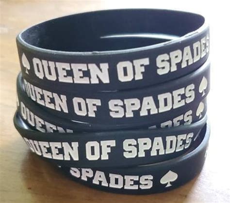 Queen Of Spades Wristband Qos Hotwife Bbc Lifestyle Bracelet Etsy Singapore