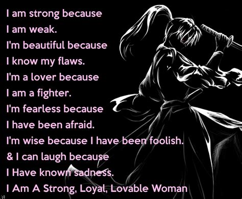 I Am Strong Because I Am Weak Im Beautiful Because I