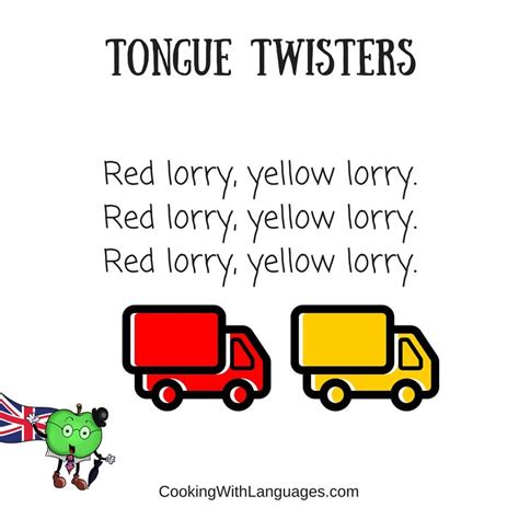 pin by steve parker on ell tongue twisters twister verses