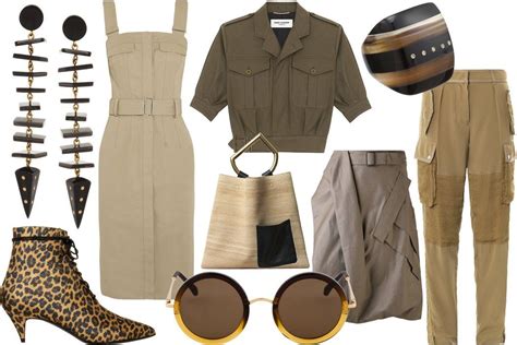 the year of the safari look published 2014 safari outfits urban fashion safari style
